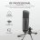 Trust Gaming GXT 252 Emita Plus Micrófono Profesional para Streaming Negro