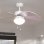 Ventilatore da soffitto Cecotec EnergySilence Aero 3600 Vision Purple 50W 6 pale luce