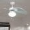 Ventilatore a soffitto Cecotec EnergySilence Aero 3600 Vision Sky 50W luce 6 pale reversibili