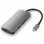 Sharkoon USB 3.0 Type C Multiport Adapter USB 3.2 Gen 1 (3.1 Gen 1) Type-C 5000 Mbit/s Gris