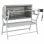 VidaXL Barbacoa Eléctrica con Asador Acero Inoxidable