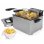 Friggitrice Princess 185000 5L 3270W con Zona Fredda e 3 Cestelli