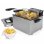 Friteuse Princess 185000 5L 3270W avec zone froide et 3 paniers