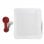 VidaXL Palomitero 310W Rojo