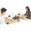 Princess 104020 Dinner4Two Pure Conjunto de Planchas de Mesa 420W Bambú