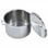 VidaXL Olla con Tapa 44L 45x28cm Acero Inoxidable