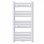 VidaXL Toallero Calefactor 600x1160mm Blanco