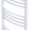 VidaXL Toallero Calefactor 600x1160mm Blanco