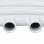 VidaXL Toallero Calefactor 600x1160mm Blanco
