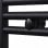 VidaXL Sèche-serviettes chauffant 480x480mm Noir