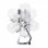 Tristar VE-5885 Standventilator, 140 W, Silber