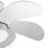 Tristar VE-5810 Ventilateur de Plafond avec Lumière 50W Argent