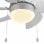 Tristar VE-5810 Ventilateur de Plafond avec Lumière 50W Argent