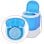 Mini Lavatrice VidaXL con 1 Cestello 2,6 Kg A Bianco/Blu