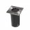 VidaXL Pack de 12 Spots de Sol Carrés pour Jardin GU10 Noir/Argent