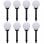 VidaXL Pack de 8 Lampes Solaires de Jardin LED 15cm