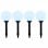 VidaXL Pack de 8 Lampes Solaires de Jardin LED 15cm