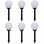 VidaXL Pack de 6 Lampes Solaires de Jardin LED 20cm