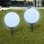 VidaXL Pack 4 Lámparas Solares LED para Jardín 30cm