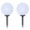 VidaXL Pack 4 Lámparas Solares LED para Jardín 30cm