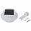 VidaXL Pack de 12 Spots Solaires LED Blancs pour Clôture de Jardin