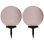 VidaXL Pack de 2 Lampes Solaires LED RVB Sphériques pour Extérieur 40cm