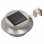 VidaXL Pack 12 Focos LED Solares para Exterior Redondos Plata