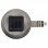 VidaXL Pack 12 Focos LED Solares para Exterior Redondos Plata