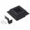VidaXL Pack de 12 Spots Extérieurs LED Solaires Carrés Noirs