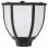 VidaXL Pack 6 Farolas Solares LED para Exterior Negras
