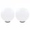 VidaXL Pack de 2 Lampes LED Sphériques E27 50cm