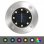 VidaXL Pack 8 Focos Solares LED RGB de Suelo