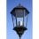 VidaXL Lampada da Giardino 3xE27 230 cm Verde Scuro/Nero
