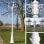 Lampada da giardino VidaXL 3xE27 215 cm Bianca