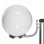 VidaXL Lampe de Jardin 2xE27 220cm Blanc