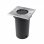 VidaXL Pack de 3 Spots de Sol Carrés pour Jardin GU10