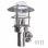 VidaXL Lámpara de Pared para Exterior E27 Inox