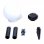 VidaXL Lampes d'allée de jardin 4 pcs LED 15 cm avec piquet