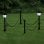 vidaXL Confezione da 2 Lanterne Solari a LED con Recinzione a Catena per Giardino