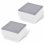 VidaXL Pack de 2 Spots Encastrables avec 16 Lumières LED pour Extérieur