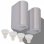 VidaXL Pack de 2 Appliques Extérieures 50W GU10