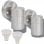 VidaXL Pack 2 Lámparas de Pared para Exterior 3W GU10 Acero Inoxidable