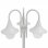 Lampada da giardino VidaXL 3xE27 220 cm Bianca