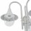 Lampada da giardino VidaXL 3xE27 220 cm Bianca