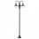 VidaXL Lampada da Giardino 3xE27 220cm Bronzo