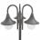 VidaXL Lampada da Giardino 3xE27 220cm Bronzo