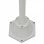 VidaXL Farola de Jardín 2xE27 220cm Blanco