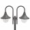 VidaXL Lampe de Jardin 2xE27 220cm Bronze