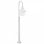 Lampada da giardino VidaXL E27 120 cm Bianca