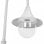 Lampada da giardino VidaXL E27 120 cm Bianca